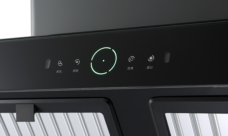 全黑鋼化玻璃面板